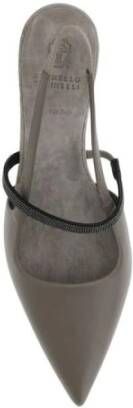 Brunello Cucinelli Versierde Slingback Pumps
