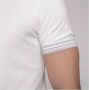 Brunello Cucinelli Wit T-shirt met ronde hals en kleurrijke gestreepte halslijn en mouwboorden - Thumbnail 2