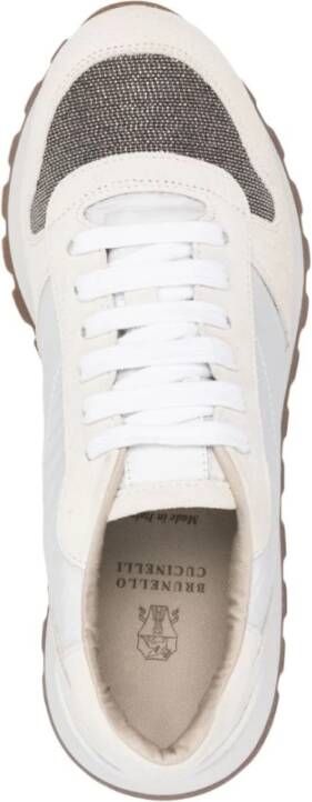 Brunello Cucinelli Witte Modieuze Sneakers voor Vrouwen