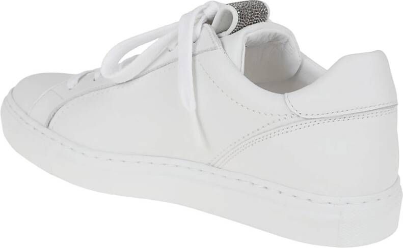 Brunello Cucinelli Witte Sneakers met Monili Detail