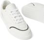 Brunello Cucinelli Witte Veterschoenen Platte Rubberen Zool - Thumbnail 2