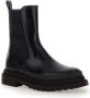 BRUNELLO CUCINELLI Zwarte Leren Elastische Zijlaarzen Black Dames - Thumbnail 2