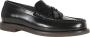 BRUNELLO CUCINELLI Minimal Calfskin Penny Loafer Tassels Black Dames - Thumbnail 2