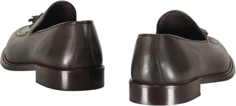 Bruno Magli Kalfsleren Loafers met Kwastjes Brown Heren