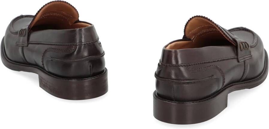 Bruno Magli Klassieke kalfsleren loafers Brown Heren