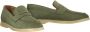 Bruno Magli Klassieke leren loafers Green Heren - Thumbnail 2
