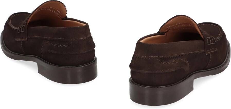 Bruno Magli Klassieke leren loafers met penny bar Brown Heren