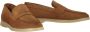 Bruno Magli Klassieke Leren Loafers Ronde Neus Brown Heren - Thumbnail 2
