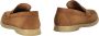 Bruno Magli Klassieke Leren Loafers Ronde Neus Brown Heren - Thumbnail 3