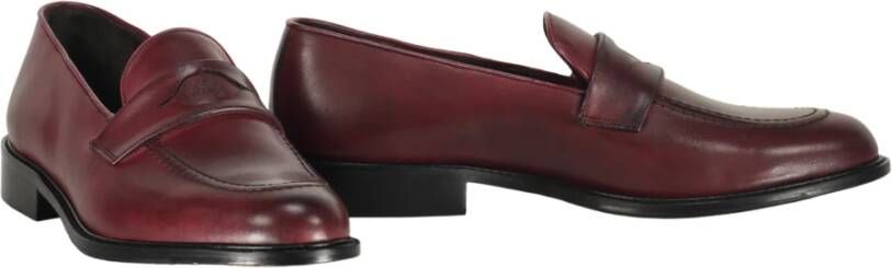 Bruno Magli Klassieke leren pennyloafers Brown Heren