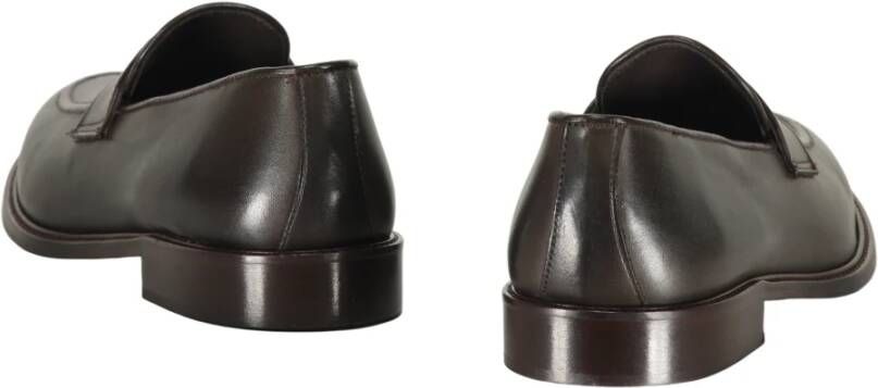 Bruno Magli Klassieke leren pennyloafers Brown Heren