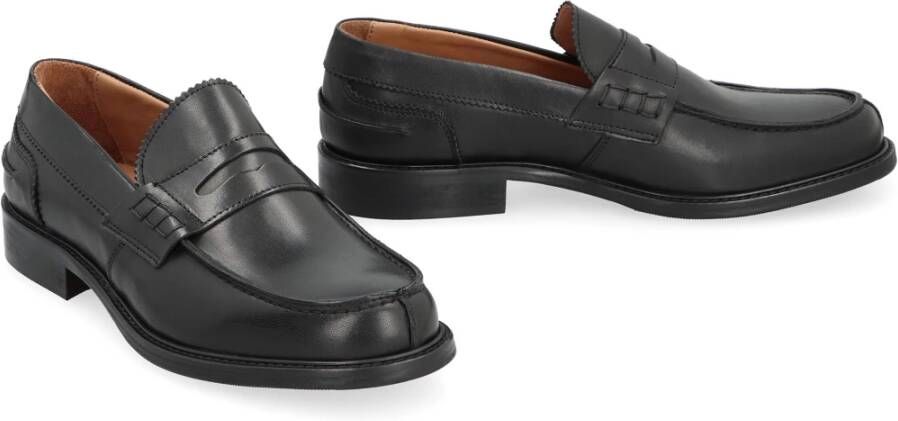 Bruno Magli Klassieke penny bar loafers van kalfsleer Black Heren