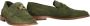 Bruno Magli Suède Kalveren Penny Bar Loafers Green Heren - Thumbnail 2