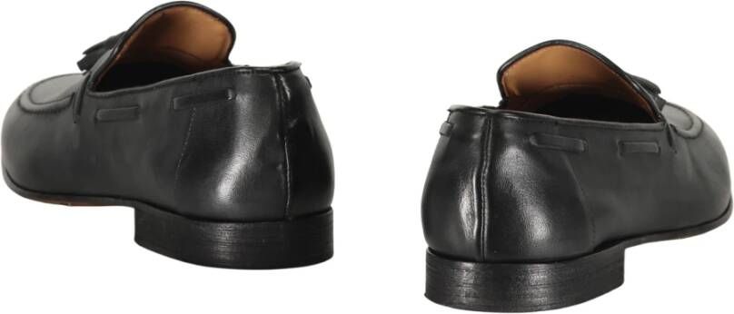 Bruno Magli Tassel Kalveren Loafers Black Heren