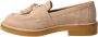 Bruno Premi Beige Suède Damesloafers met Kwastjes - Thumbnail 2
