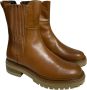 Bruno Premi Leren enkellaarzen rubberen zool rits Brown Dames - Thumbnail 3