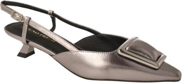 Bruno Premi Zilver Metallic Instap Schoen Gray Dames