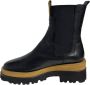 Bruno Premi Zwarte leren enkellaarzen rubberen zool Black Dames - Thumbnail 2