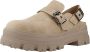 Buffalo Aspha Klomp Sandaal Beige Dames - Thumbnail 3