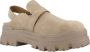 Buffalo Aspha Klomp Sandaal Beige Dames - Thumbnail 6
