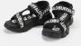 Buffalo Sandalo cld tec zeppa tessuto Ds22Bf02 Bn16020681 Zwart Dames - Thumbnail 6
