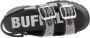 Buffalo Stijlvolle Grijze Platte Sandalen Black Dames - Thumbnail 11