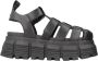 Buffalo Vrouwensandalen van veganistisch nappa Ava Fisher Zwart Dames - Thumbnail 10