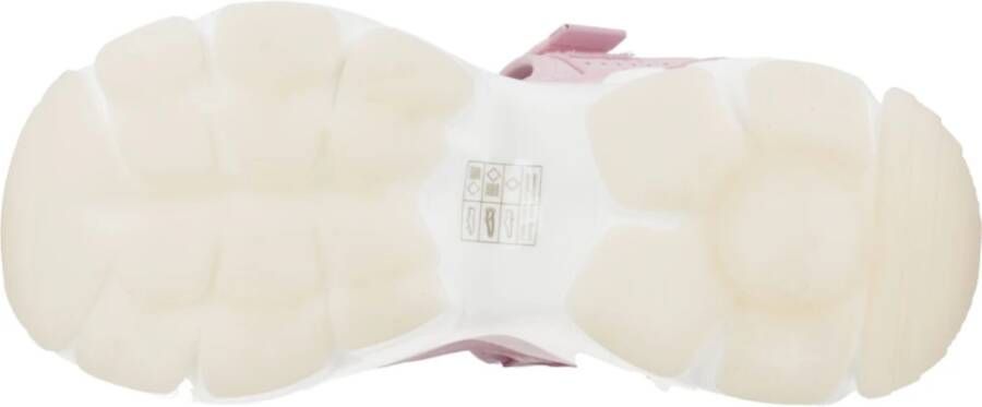 Buffalo Moderne Platte Sandalen voor Vrouwen Pink Dames