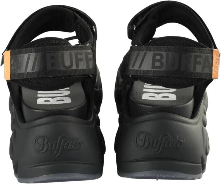 Buffalo Flat Sandals Zwart Dames