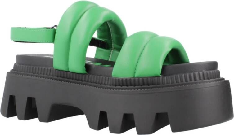 Buffalo Flip Flops Green Dames