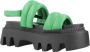 Buffalo Flip Flops Green Dames - Thumbnail 5