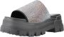 Buffalo Glam Slide Wedges Black Dames - Thumbnail 5