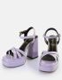 Buffalo High Heel Sandals Purple Dames - Thumbnail 2