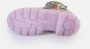 Buffalo Paars Zwart Veterschoenen met Hoge Top - Thumbnail 2