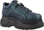 Buffalo Platform Sneakers Green Dames - Thumbnail 7