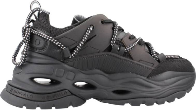 Buffalo Dames Veterschoenen Black Dames