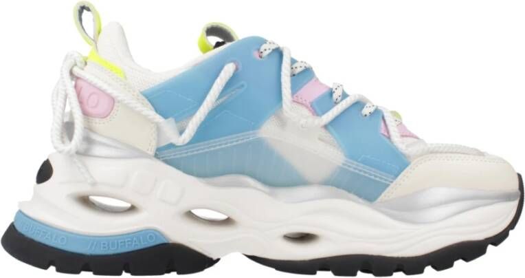 Buffalo Stijlvolle Vetersneakers voor Vrouwen Multicolor Dames