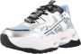 Buffalo Triplet Hollow Trendy Sneakers Dames white blue silver maat: 40 beschikbare maaten:36 37 38 39 40 41 - Thumbnail 9