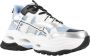Buffalo Triplet Hollow Trendy Sneakers Dames white blue silver maat: 40 beschikbare maaten:36 37 38 39 40 41 - Thumbnail 7