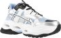 Buffalo Triplet Hollow Trendy Sneakers Dames white blue silver maat: 40 beschikbare maaten:36 37 38 39 40 41 - Thumbnail 12
