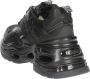 Buffalo Triplet Hollow Vegan Nappa Sneakers zwart Polyurethaan Street wear - Thumbnail 5
