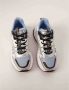 Buffalo Triplet Hollow Trendy Sneakers Dames white blue silver maat: 40 beschikbare maaten:36 37 38 39 40 41 - Thumbnail 12