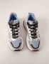 Buffalo Triplet Hollow Trendy Sneakers Dames white blue silver maat: 40 beschikbare maaten:36 37 38 39 40 41 - Thumbnail 6