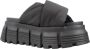 Buffalo Ava Velcross Vegan Slippers Zwart Vrouw - Thumbnail 7