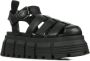Buffalo Vrouwensandalen van veganistisch nappa Ava Fisher Zwart Dames - Thumbnail 15