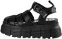 Buffalo Vrouwensandalen van veganistisch nappa Ava Fisher Zwart Dames - Thumbnail 16