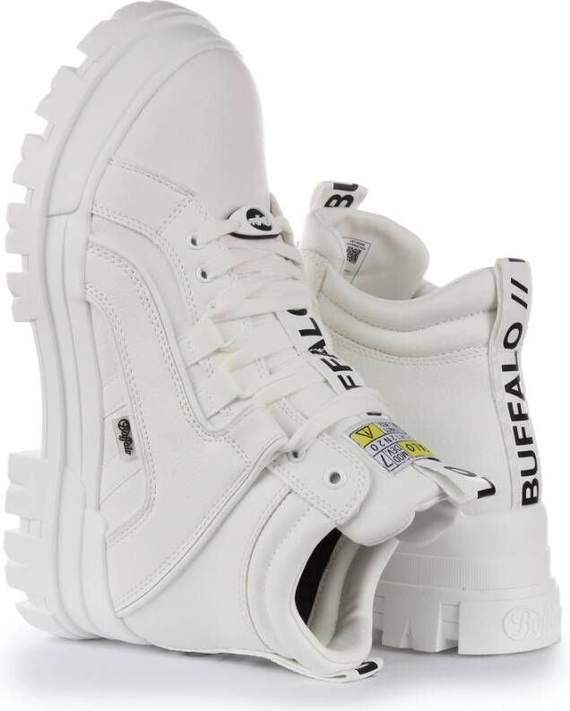 Buffalo Aspha Nc Mid Fashion sneakers Schoenen white maat 37 beschikbare maaten 36 37 38 39 40 41 Schoenen