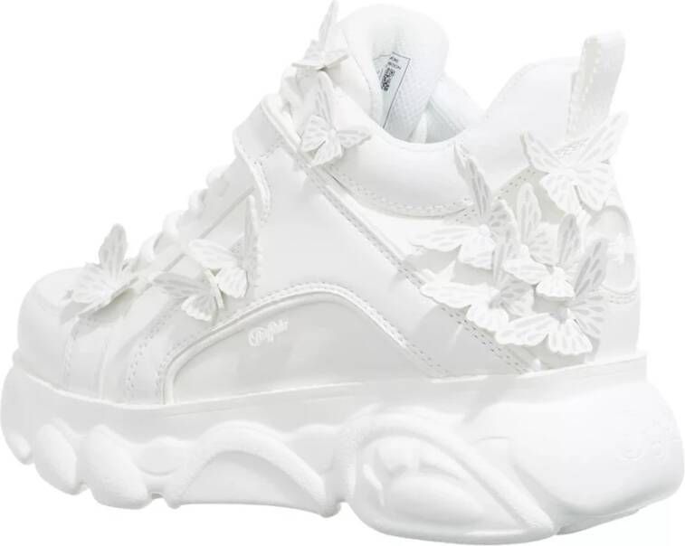 Buffalo Witte Vlinder Sneakers White Dames