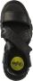 Buffalo Zwarte klassieke sandalen met rubberen zool Black Dames - Thumbnail 5