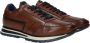 Bugatti Bruine Leren Sneakers voor Heren Brown Heren - Thumbnail 5